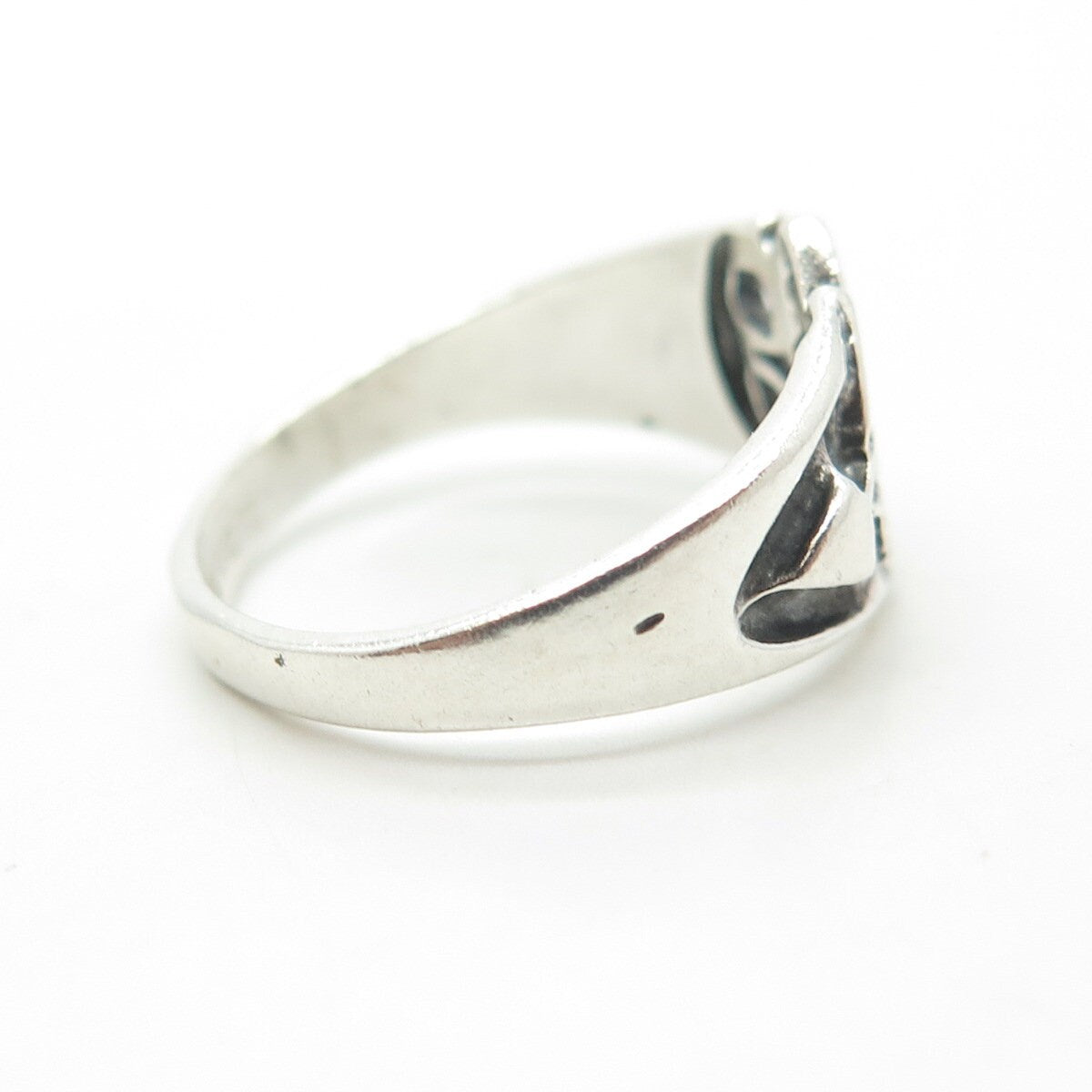 925 Sterling Silver Vintage England Celtic Knot Ring Size 5.5