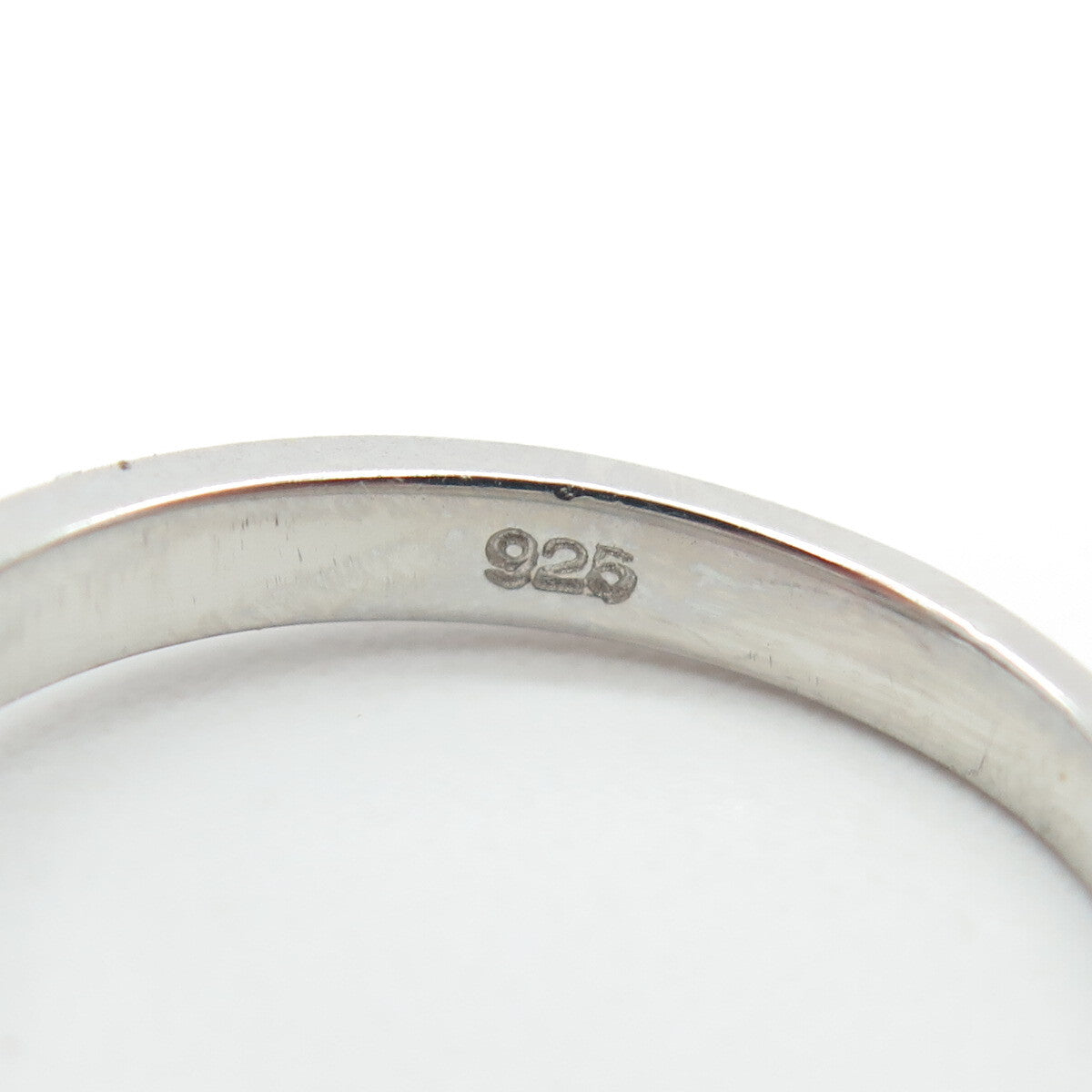 925 Sterling Silver Round-Cut Lavender C Z Ring Size 7