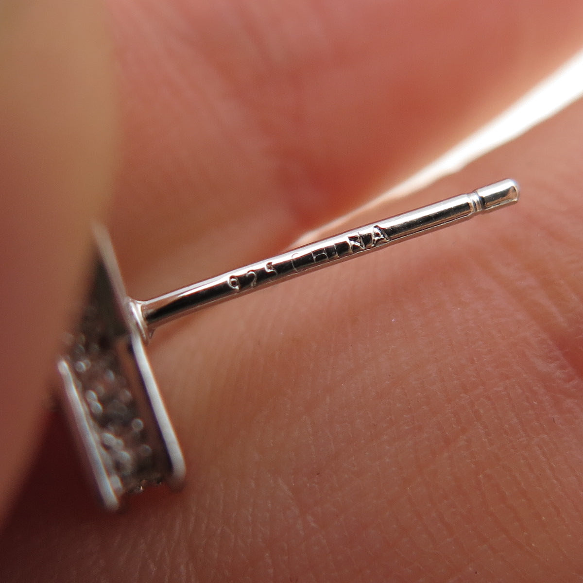 925 Sterling Silver Round-Cut Star Stud Earrings