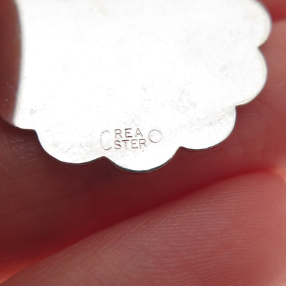 CREA 925 Sterling Silver Vintage Bermuda Traffic Controller Mini Charm Pendant