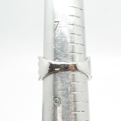 925 Sterling Silver Marquise-Cut C Z Ring Size 8.25