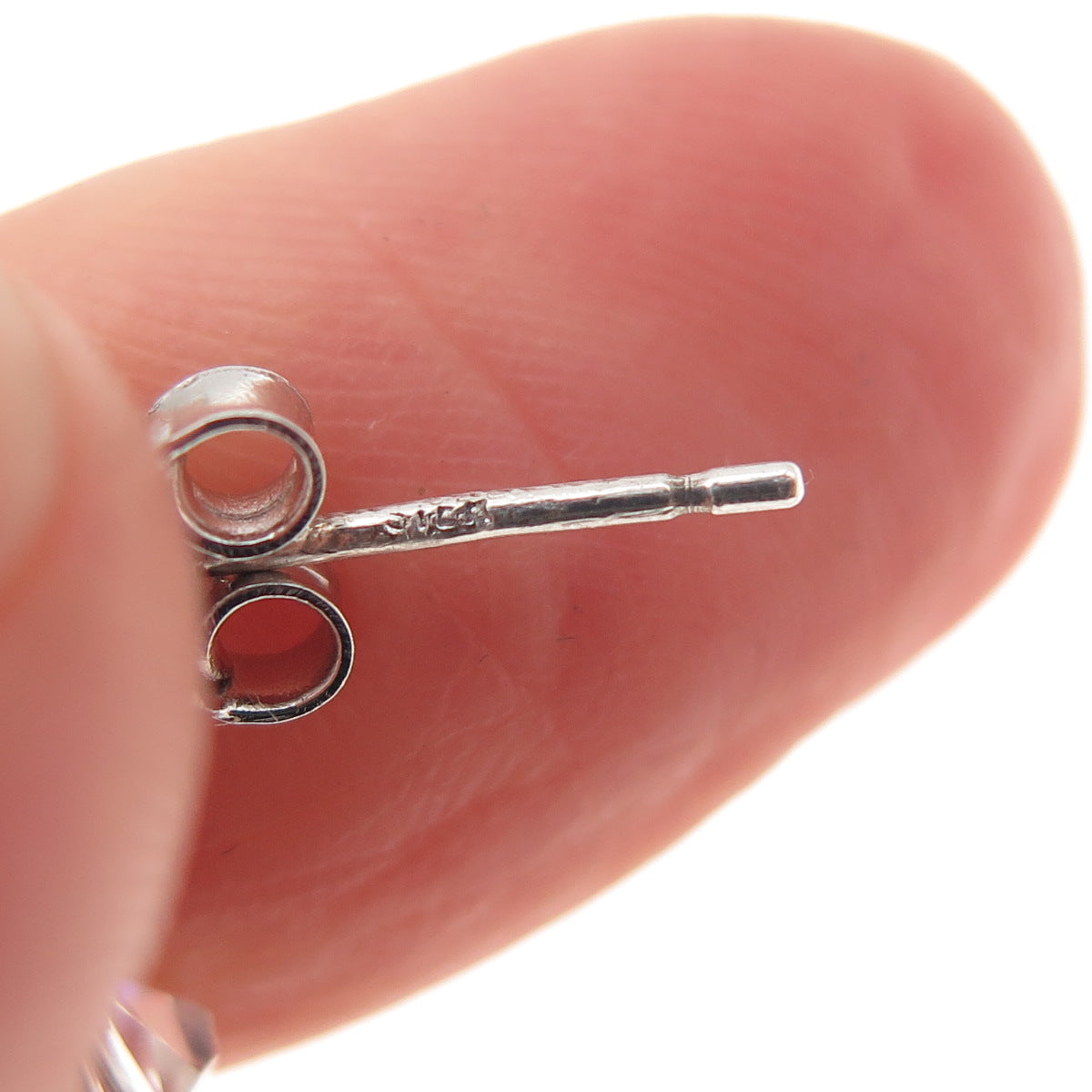 925 Sterling Silver Real Pearl & Crystal Dangle Earrings