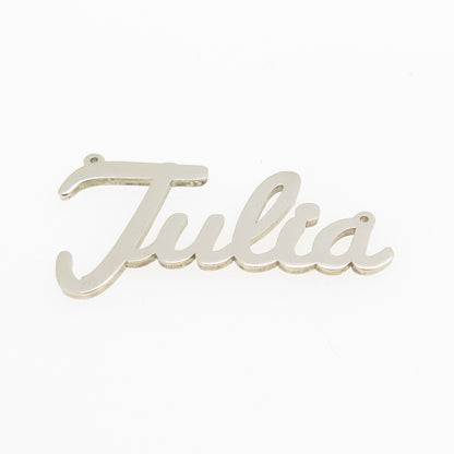 925 Sterling Silver "Julia" Personalized Centerpiece Pendant