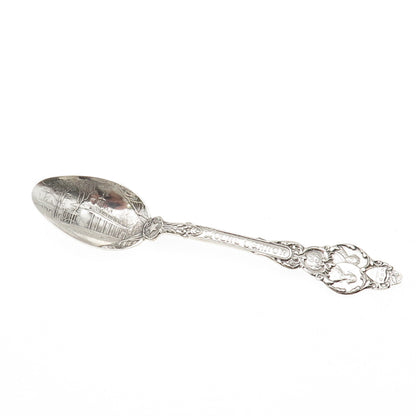 Moore & Leding 925 Sterling Silver Antique 1891 Mount Vernon Coffee Spoon