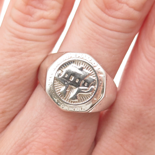 LGB BALFOUR Sterling Silver Vintage Future Homemakers of America Ring Size 7.25