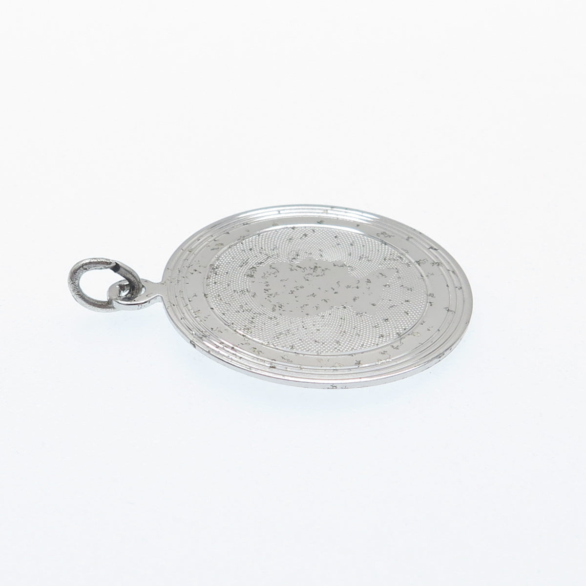 GRIFFITH & SONS CO 925 Sterling Silver Vintage Boy's Face Profile Charm Pendant