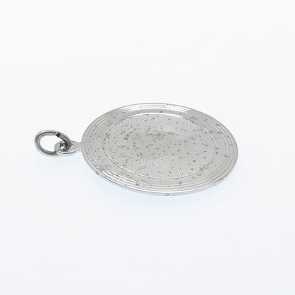 GRIFFITH & SONS CO 925 Sterling Silver Vintage Boy's Face Profile Charm Pendant