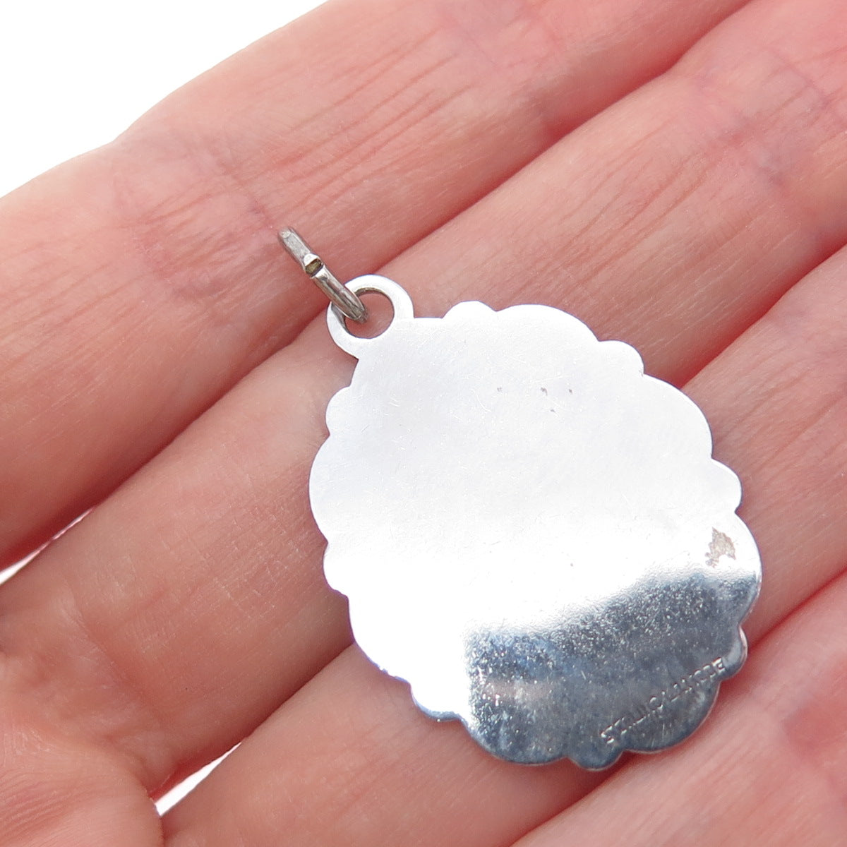 LAMODE 925 Sterling Silver Vintage Sweet 16 Charm Pendant