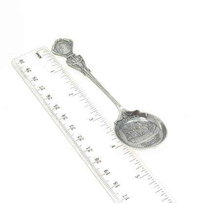 PAGE KEEN & PAGE 925 Sterling Silver Antique 1917 London Pelican Plymouth Spoon