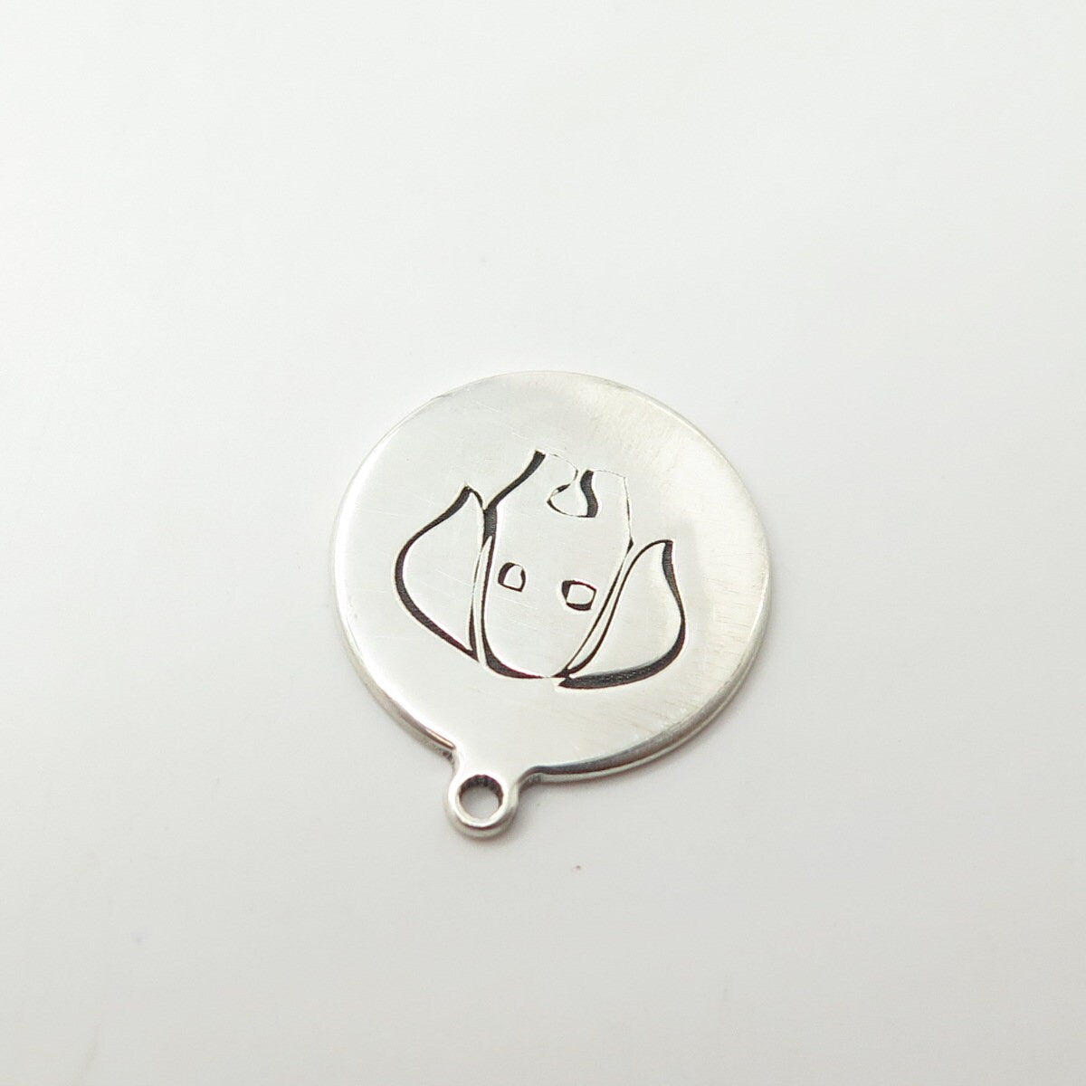 925 Sterling Silver USA Two In Town Dog Charm Pendant