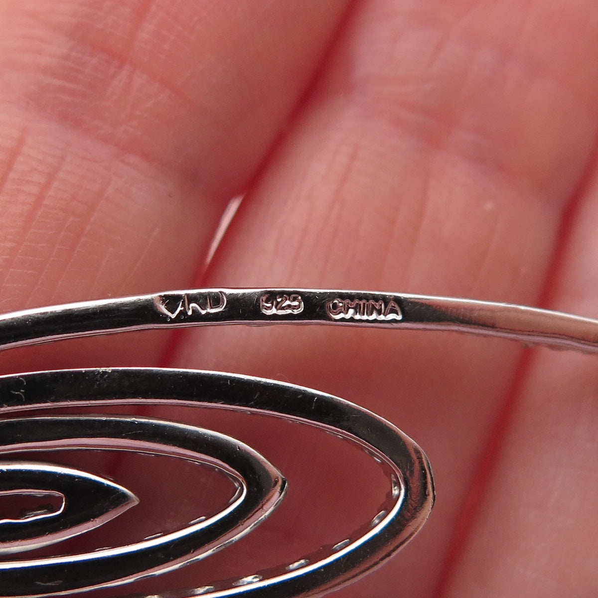 925 Sterling Silver Round-Cut C Z Multi-Circle Dangle Earrings