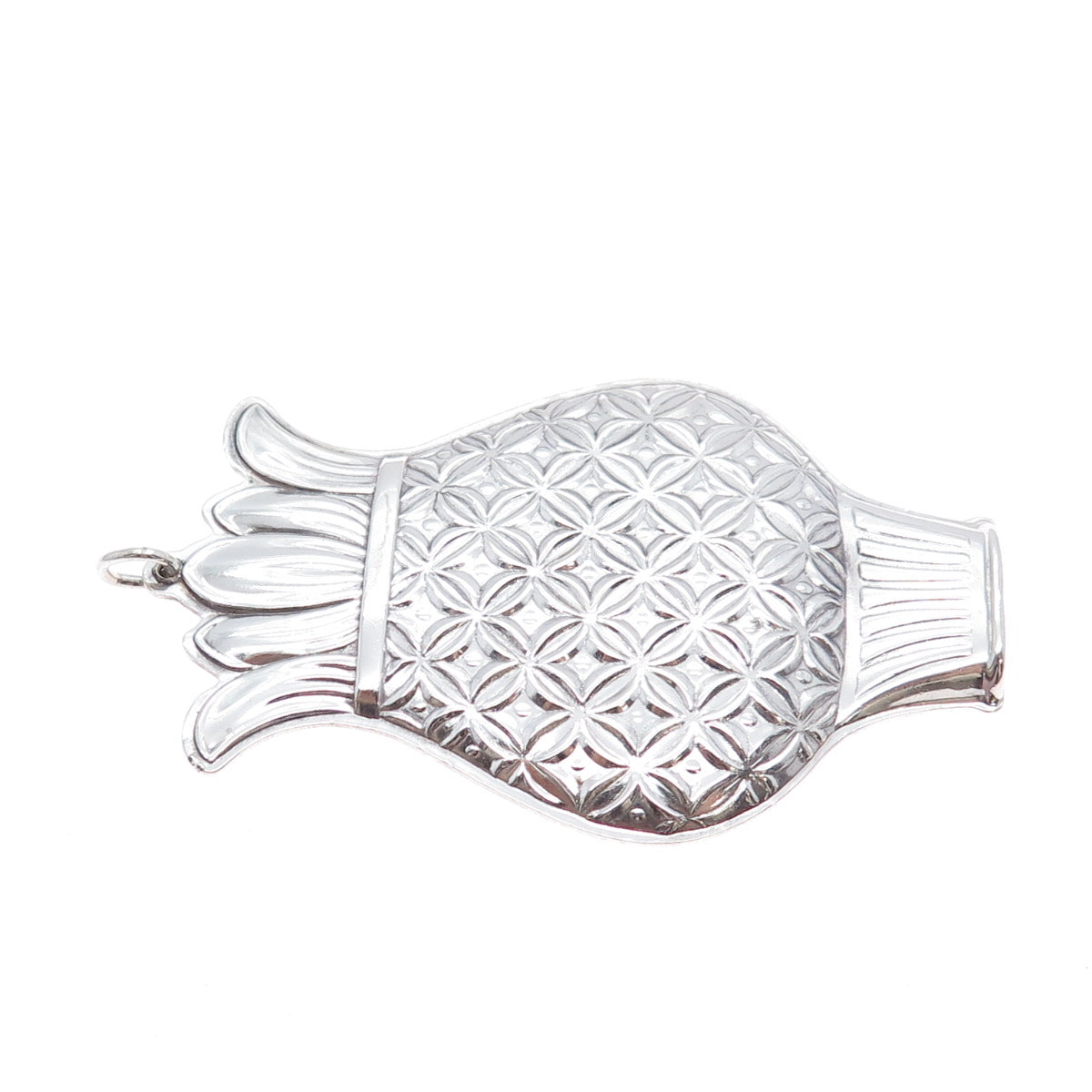 TOWLE 925 Sterling Silver Vintage 1970 Pineapple Whistle Ornament #112