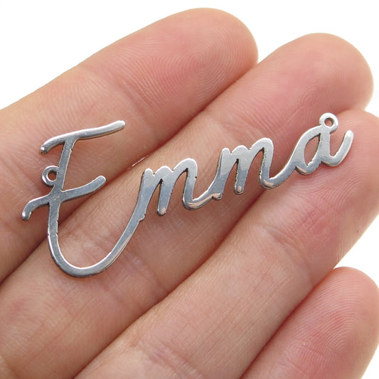 925 Sterling Silver "Emma" Personalized Centerpiece Pendant