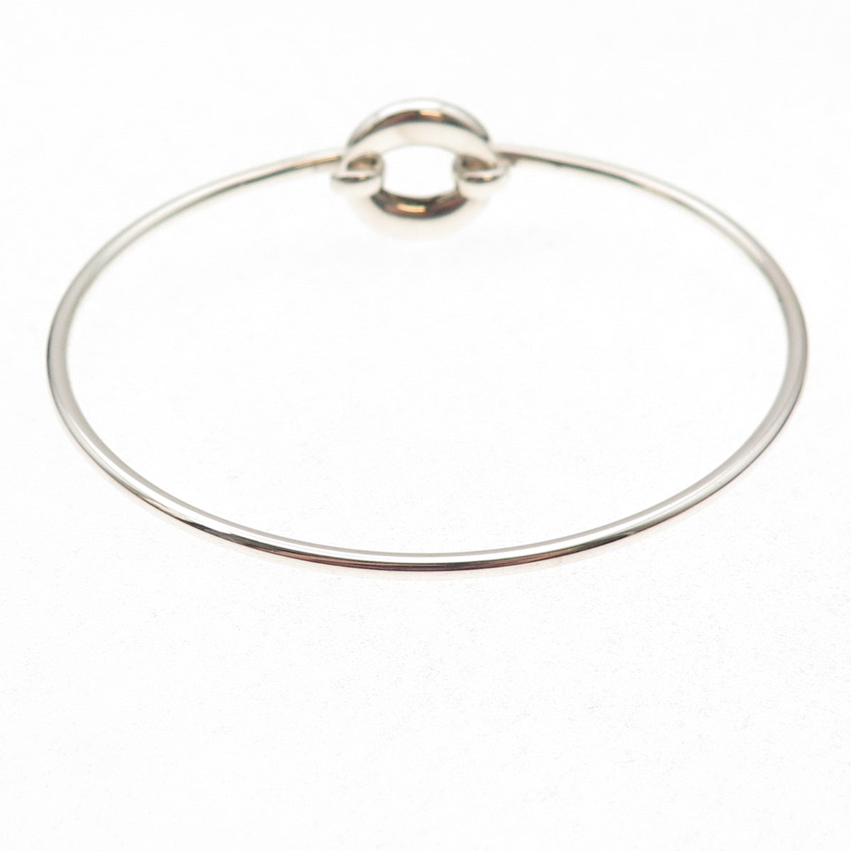Tiffany & Co. Elsa Peretti 925 Sterling Vintage Sevillana O Bangle Bracelet 6"