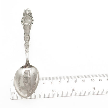 Campbell - Metcalf Sterling Antique Art Deco Washington US Capitol Coffee Spoon