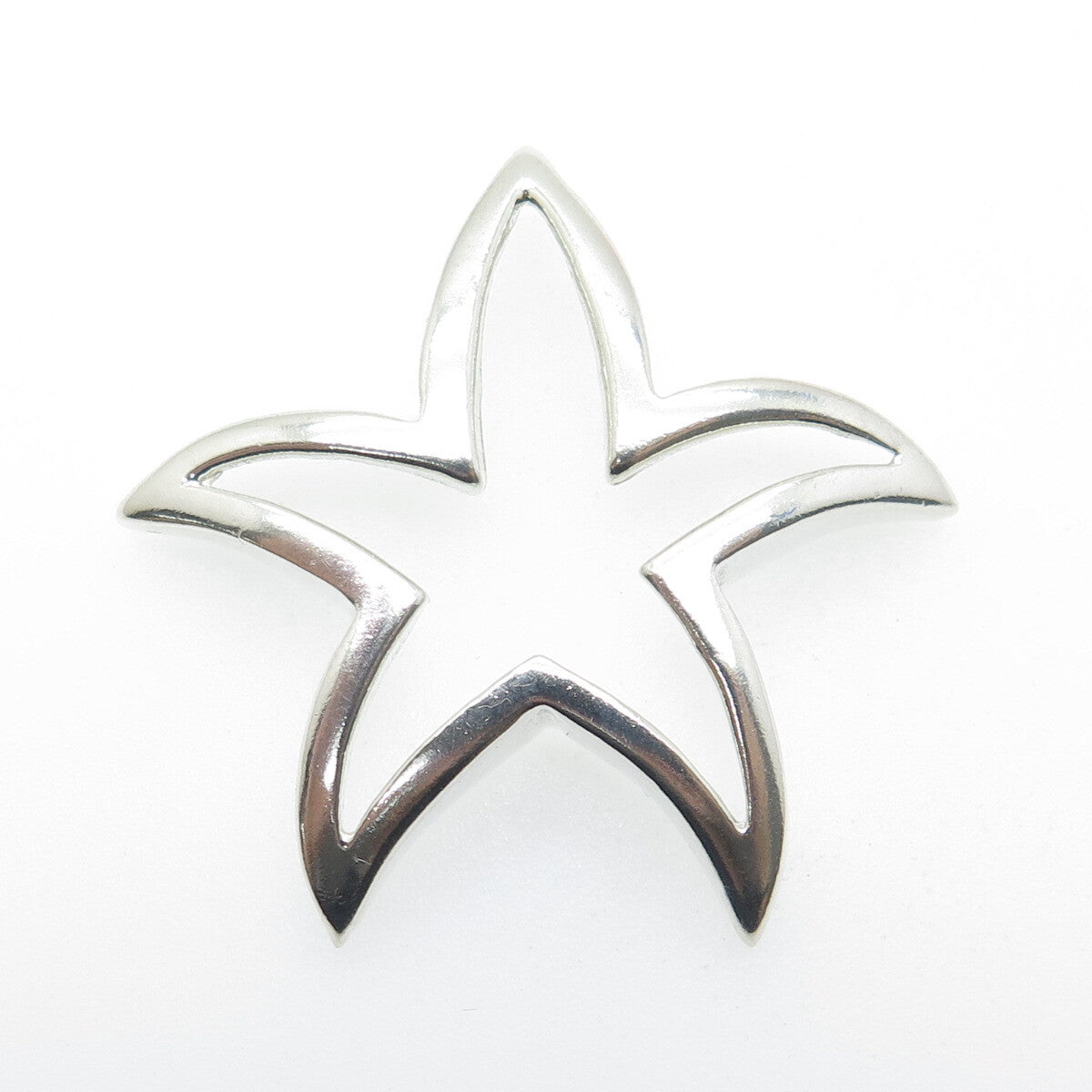 925 Sterling Silver Vintage Mexico Starfish Pin Brooch