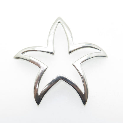 925 Sterling Silver Vintage Mexico Starfish Pin Brooch