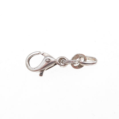 Milor 925 Sterling Silver Vintage Italy Bracelet / Necklace Lobster Lock Clasp