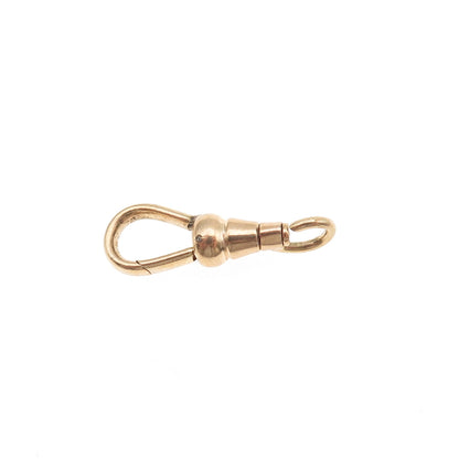 1/20 12K Gold Filled Antique Art Deco Bracelet / Necklace Lobster Carabiner Lock