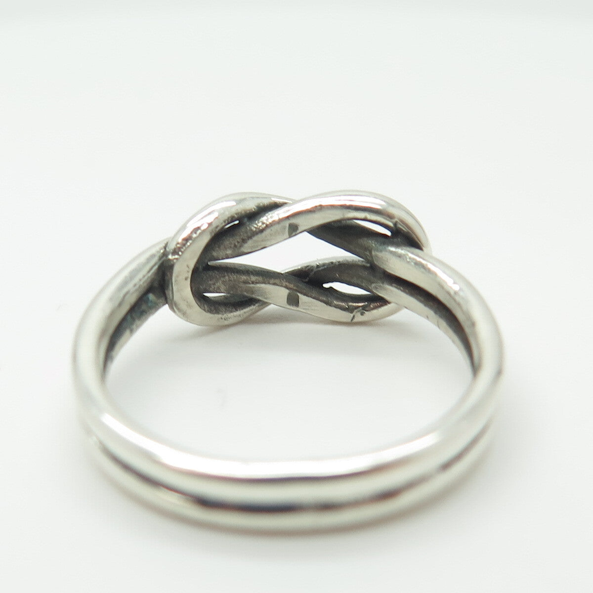 925 Sterling Silver Vintage Mariner Love Knot Ring Size 7.25