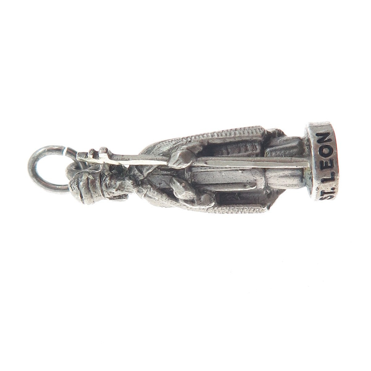 CREED 925 Sterling Silver Vintage St. Leon Minimalist 3D Charm Pendant