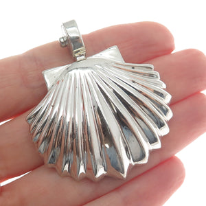 ESPO SIG Joseph Esposito 925 Sterling Silver Vintage Seashell Snap Pendant