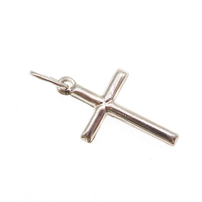 925 Sterling Silver Italy Cross Religious Charm Pendant