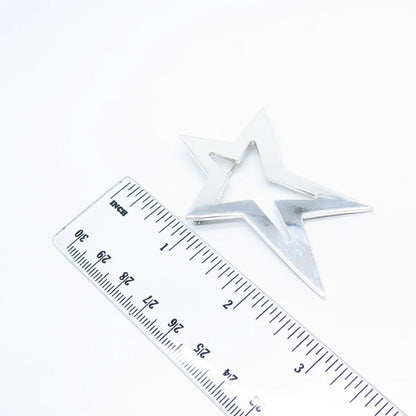 925 Sterling Silver Vintage Mexico Star Pin Brooch