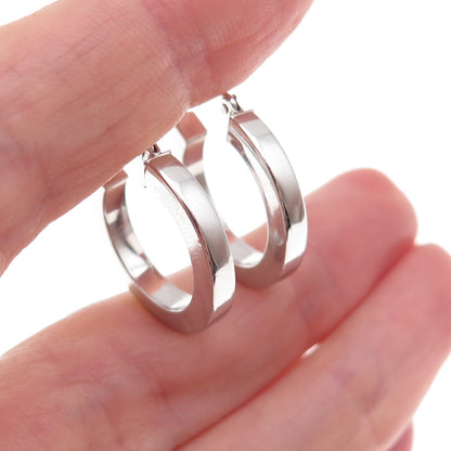 925 Sterling Silver Hoop Earrings