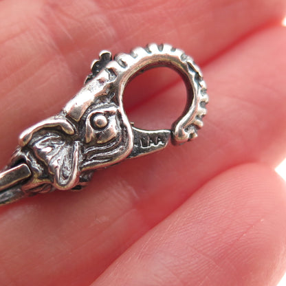 Trollbeads LAA Sterling Silver Bracelet / Necklace Elephant Lobster Lock Clasp