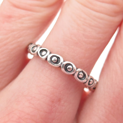 PANDORA 925 Sterling Silver Celebration Band Ring Size 8