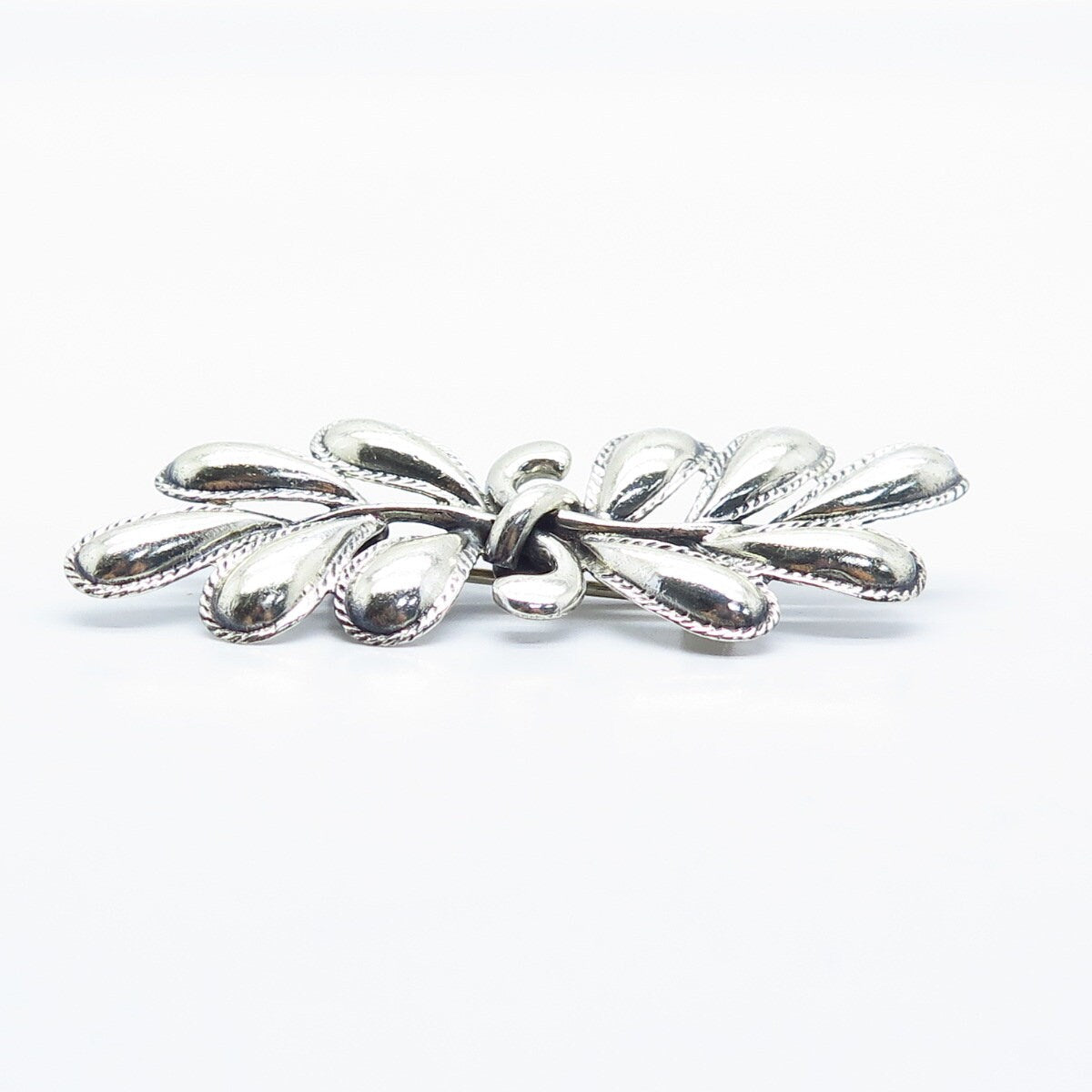 925 Sterling Silver Vintage Danecraft Modernist Pin Brooch