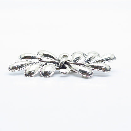 925 Sterling Silver Vintage Danecraft Modernist Pin Brooch