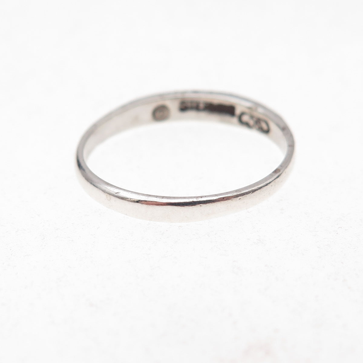 Silver Cloud Old Pawn 925 Sterling Vintage Southwestern Lapis Ring Size 7.25