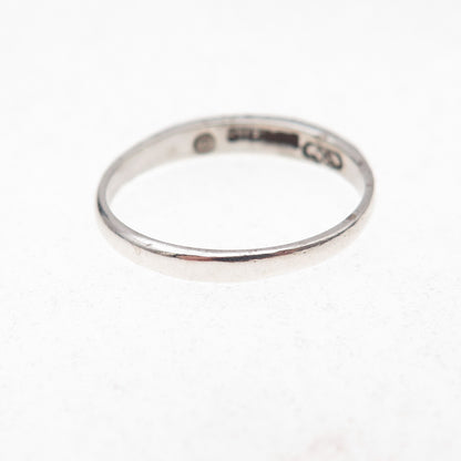 Silver Cloud Old Pawn 925 Sterling Vintage Southwestern Lapis Ring Size 7.25