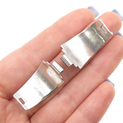 Old Pawn 925 Sterling Silver Vintage Southwestern Turquoise Inlay Watch Band