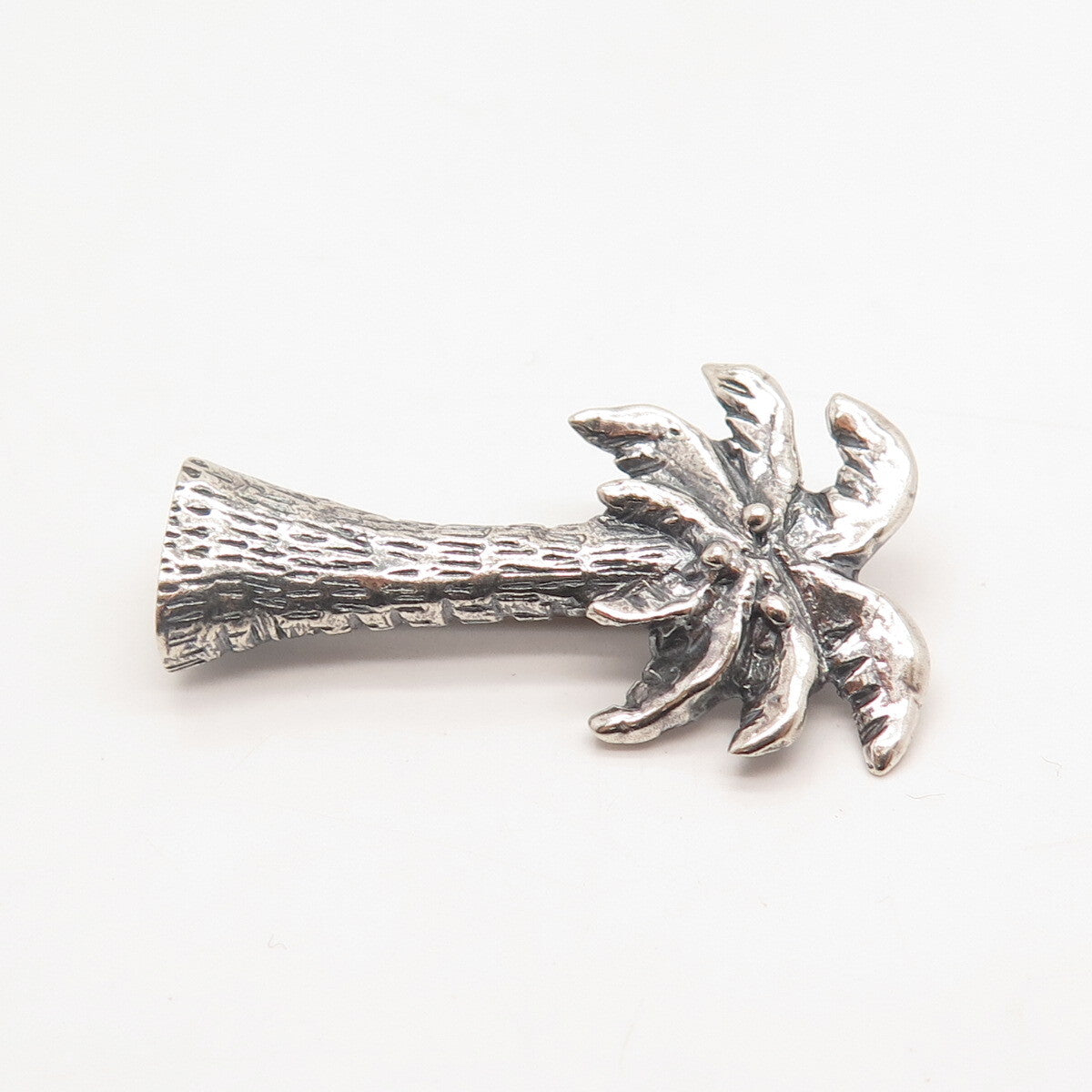 925 Sterling Silver Vintage Palm Tree Pin Brooch