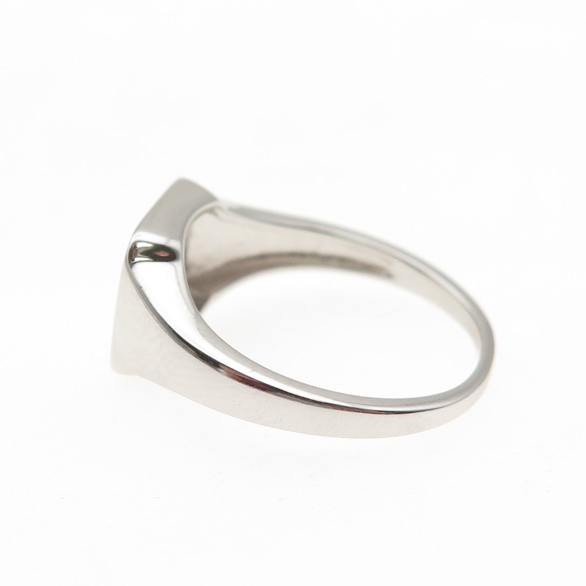 925 Sterling Silver Signet Ring Size 6.75