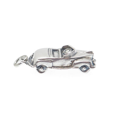 JEWELART 925 Sterling Silver Vintage Cabriolet Car Charm Pendant