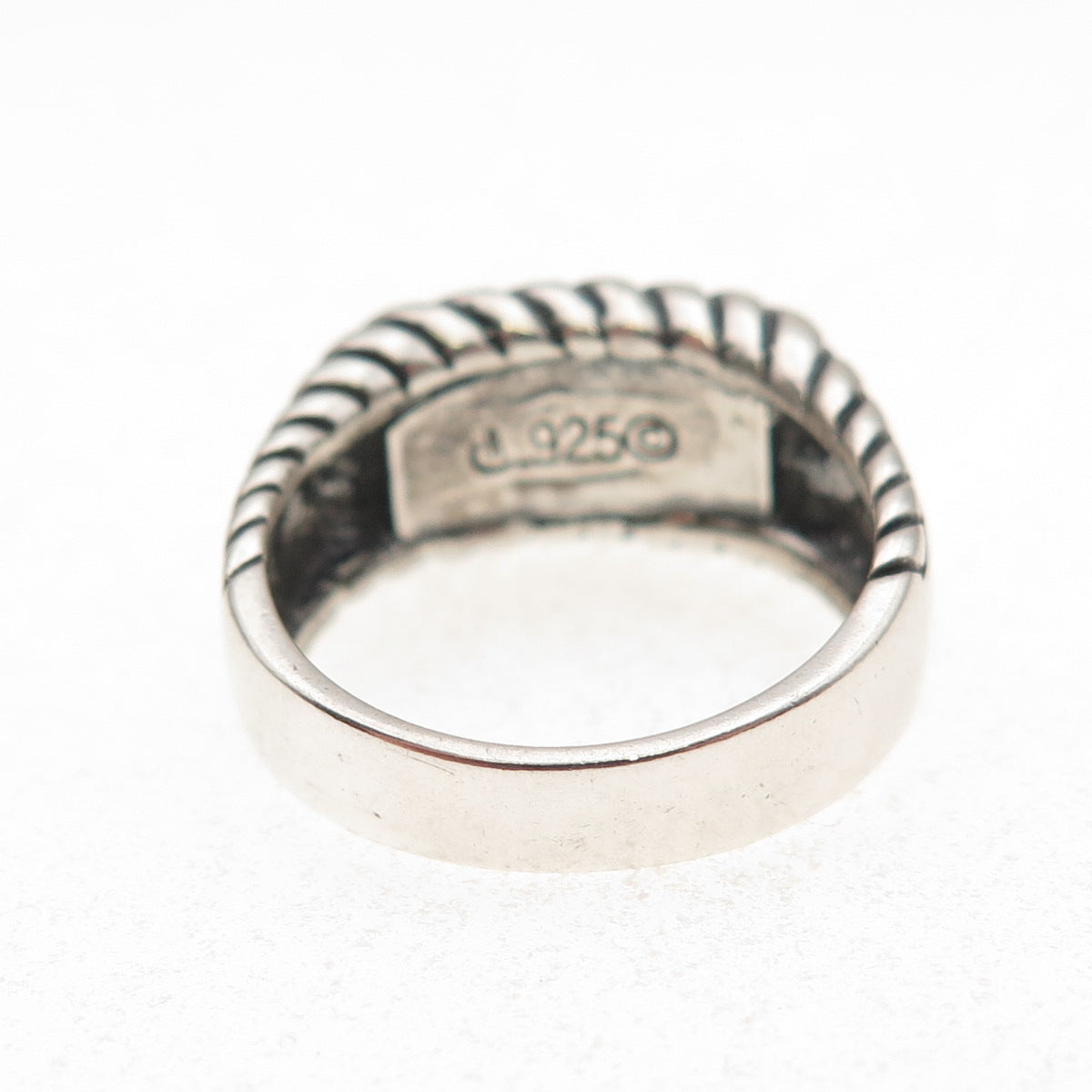 Carolyn Pollack 925 Sterling Silver Vintage Real Turquoise Ring Size 7.25