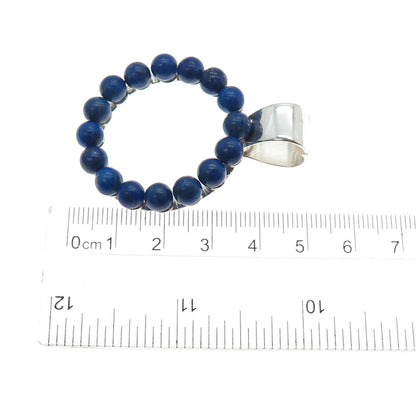 Jay King Desert Rose Sterling Silver Vintage Real Lapis Circle of Life Pendant