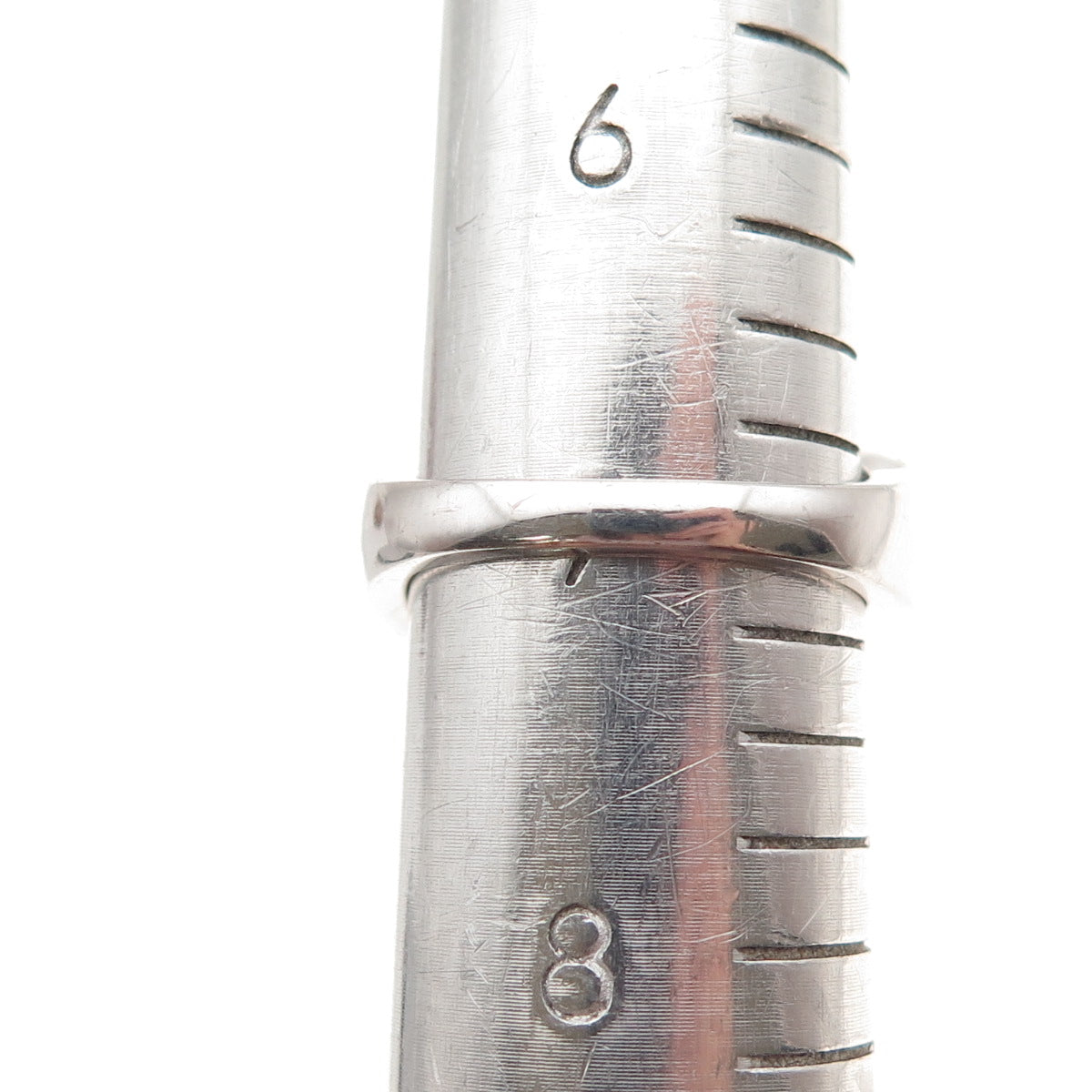 925 Sterling 14K Gold Real Round & Tapered Baguette-Cut Diamond Ring Size 7