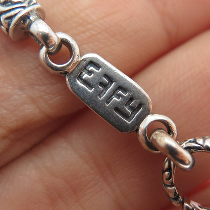 EFFY 925 Sterling Silver Curb Chain Necklace 18"