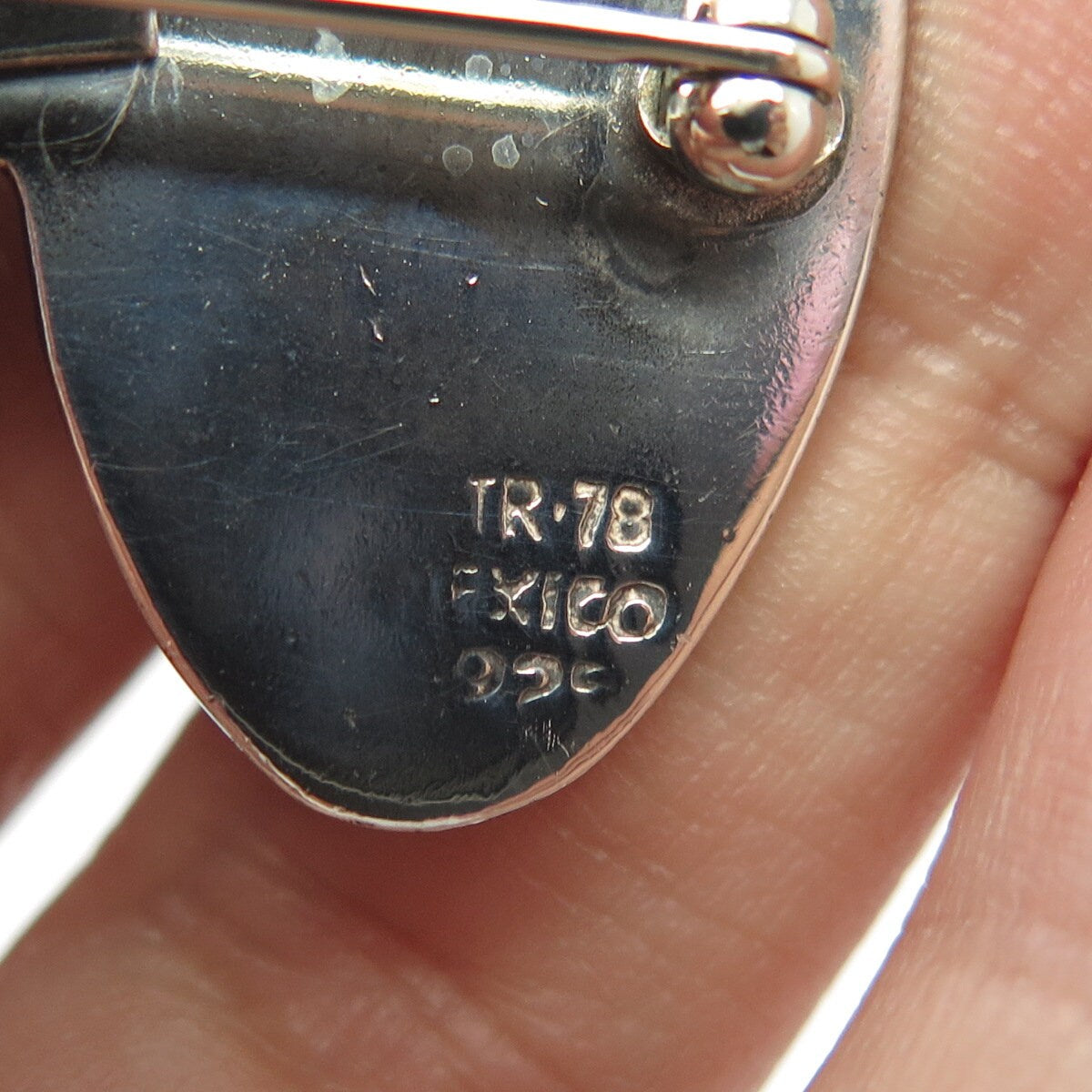 925 Sterling Silver Vintage Mexico Sock & Buskin Tragedy Comedy Masks Pin Brooch