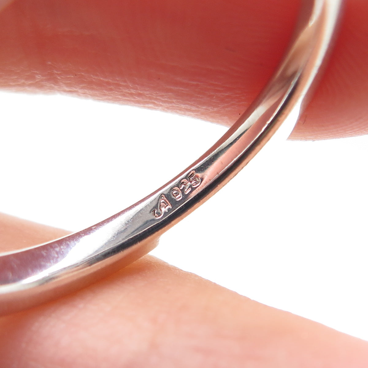 925 Sterling Silver Round-Cut C Z Half Eternity Stackable Band Ring Size 10