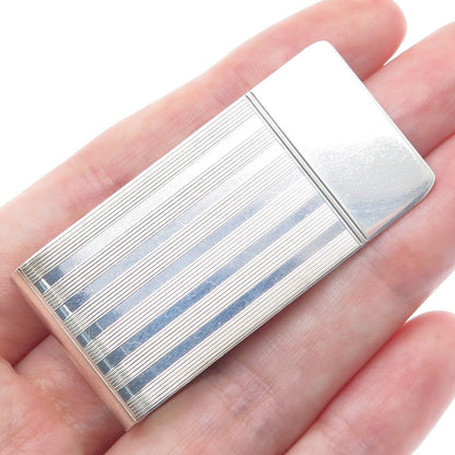 NATICO 925 Sterling Silver Vintage Classic Money Clip