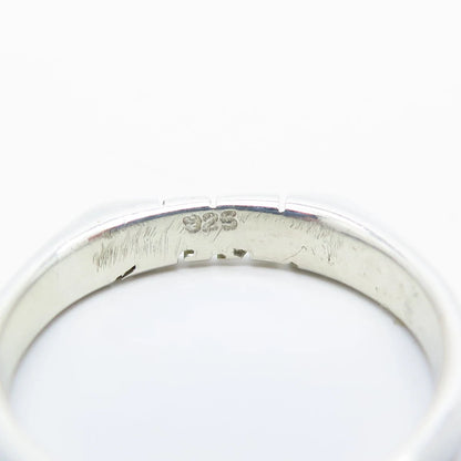 925 Sterling Silver Vintage "TRAE" Ring Size 6.75