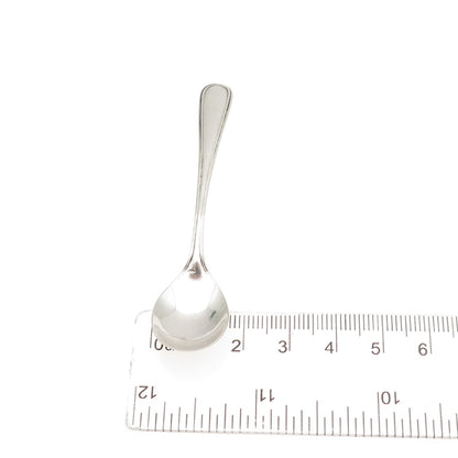 WEBSTER 925 Sterling Silver Antique Art Deco Individual Salt & Spices Spoon