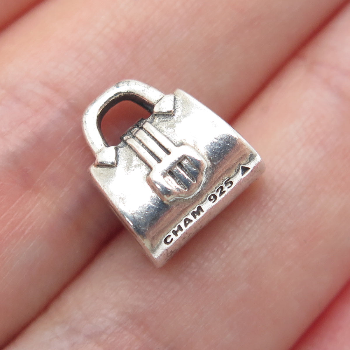 CHAMILIA 925 Sterling Silver Ladies Purse / Handbag Bead Charm