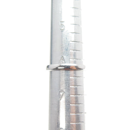 925 Sterling Silver Radiant-Cut Pink & White C Z Ring Size 6.25